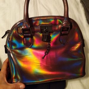 ALDO holographic purse